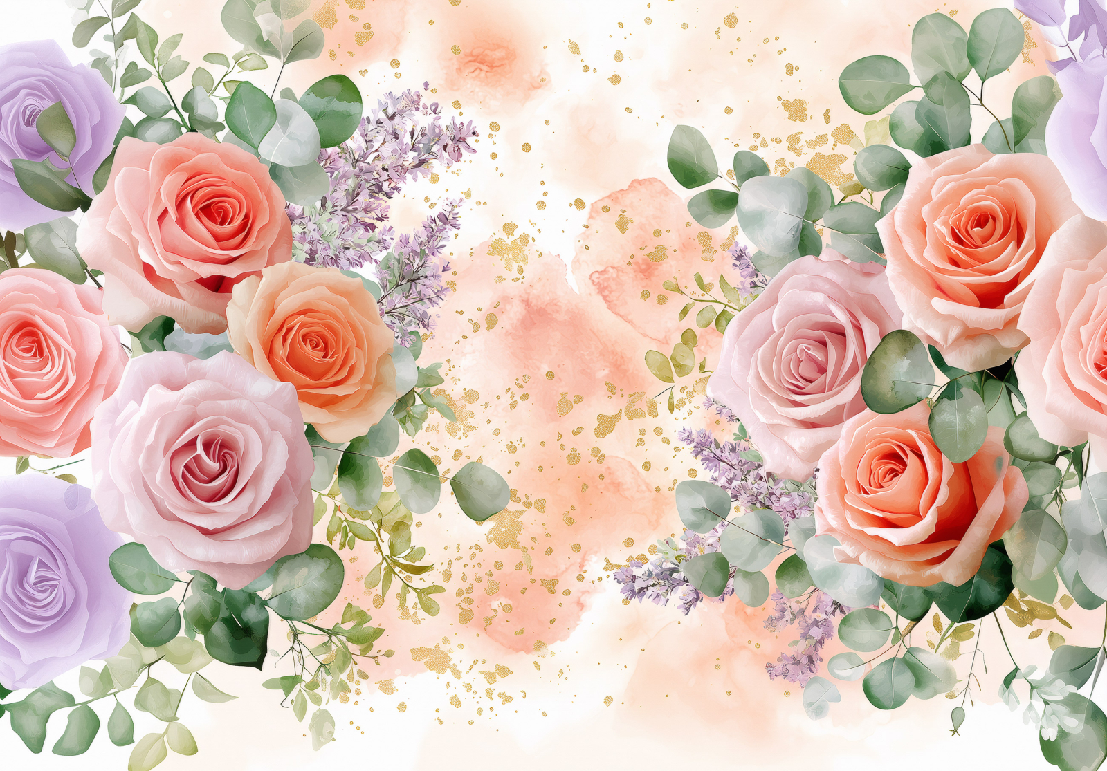 Нежен фототапет с декоративни треви в бежови тонове